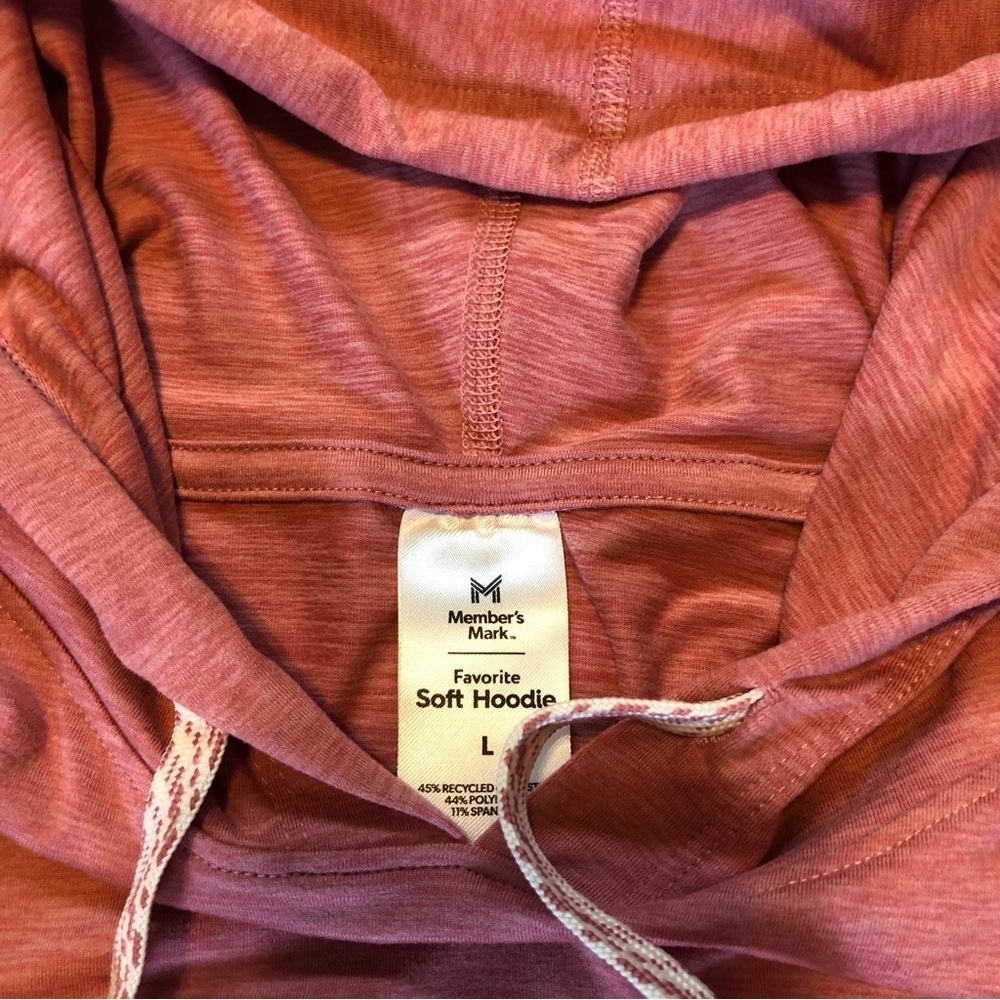 Rust Hoodie with Drawstring - Picture 3 of 6